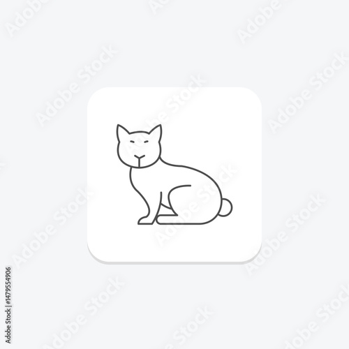 Siamese Cat, vector, pixel perfect, illustrator file