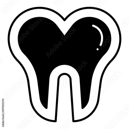Dentin dualtone icon