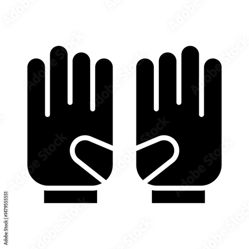 Safety Gloves icon design