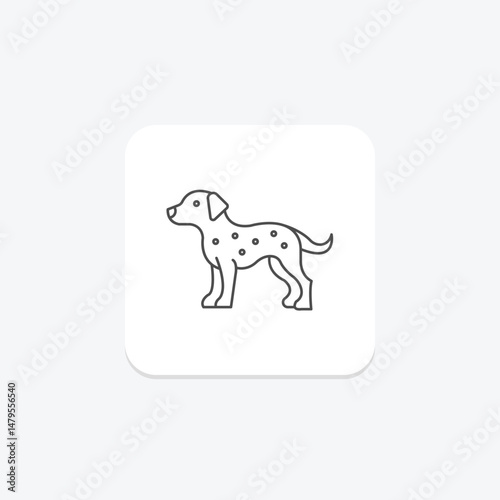 Dalmatian, vector, pixel perfect, illustrator file