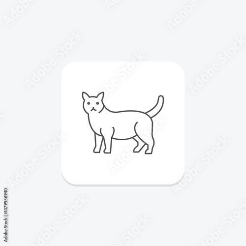 Manx Cat, vector, pixel perfect, illustrator file