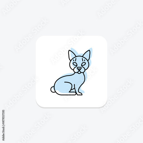 Sphynx Cat, vector, pixel perfect, illustrator file