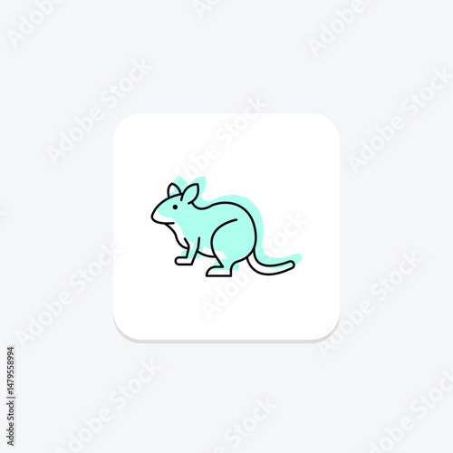 Degu, vector, pixel perfect, illustrator file