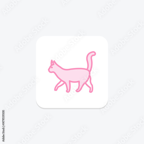 Cat, vector, pixel perfect, illustrator file
