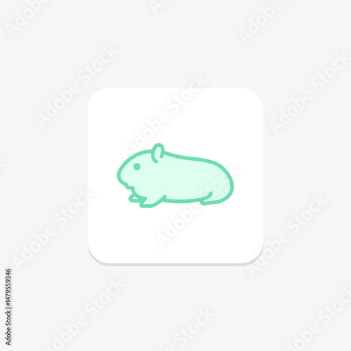 Guinea Pig, vector, pixel perfect, illustrator file