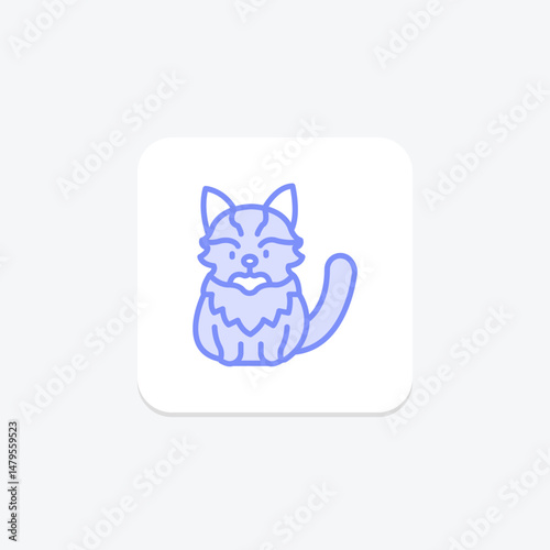 Maine Coon, vector, pixel perfect, illustrator file