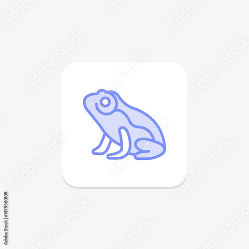 African Dwarf Frog, vector, pixel perfect, illustrator file