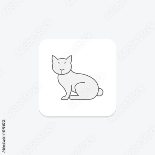 Siamese Cat, vector, pixel perfect, illustrator file