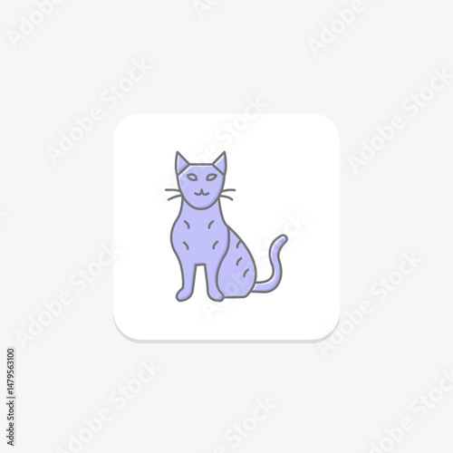 Bengal Cat, vector, pixel perfect, illustrator file