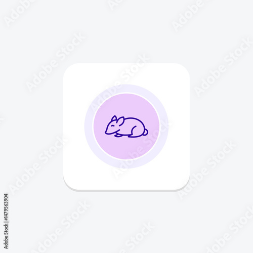 Chinchilla, vector, pixel perfect, illustrator file