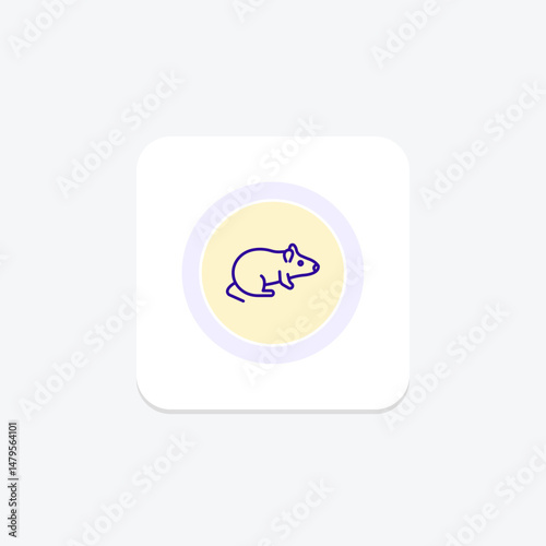 Rat, vector, pixel perfect, illustrator file