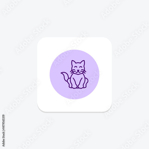 Persian Cat, vector, pixel perfect, illustrator file