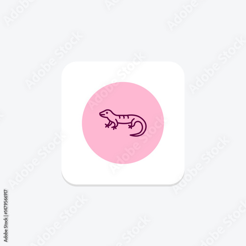 Blue Tongued Skink, vector, pixel perfect, illustrator file