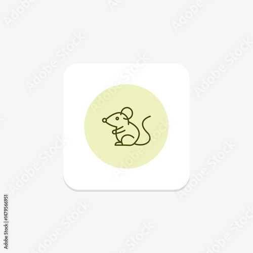 Fancy Mouse, vector, pixel perfect, illustrator file