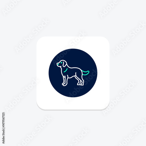 Golden Retriever, vector, pixel perfect, illustrator file