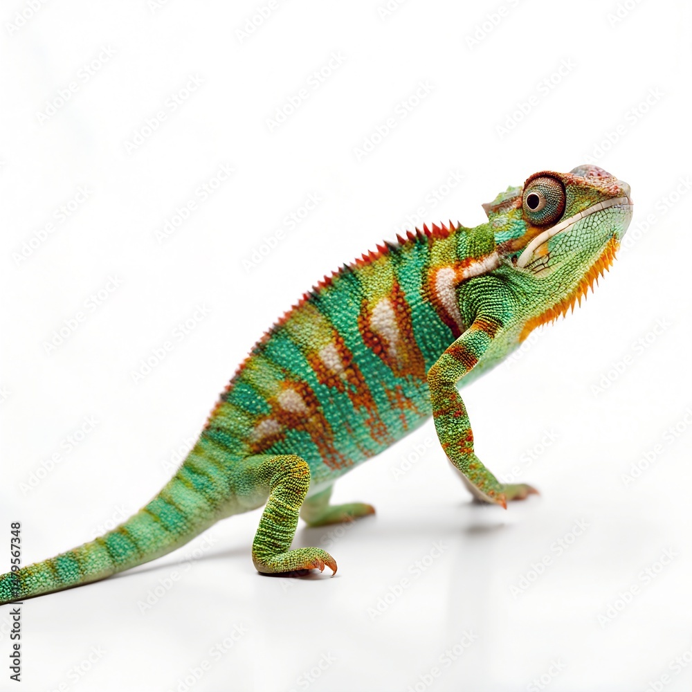 Obraz premium chameleon on a branch