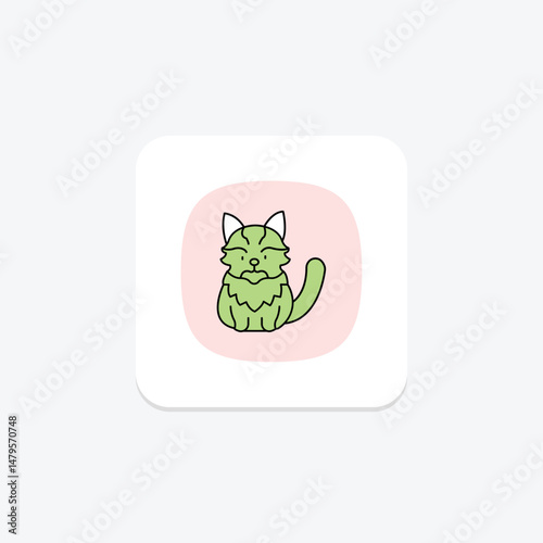Maine Coon, vector, pixel perfect, illustrator file