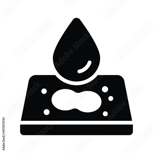 Have a look at this glyph icon of blood test