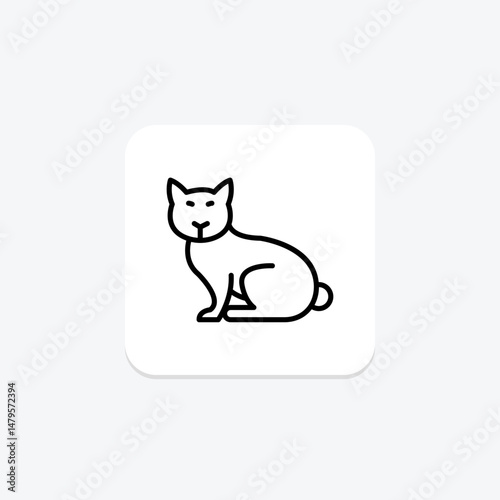 Siamese Cat, vector, pixel perfect, illustrator file