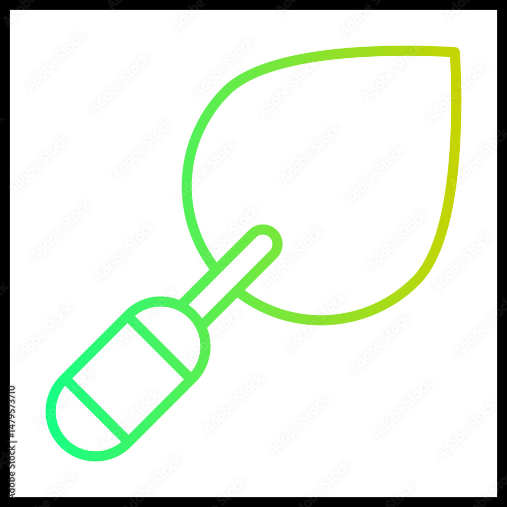 Fototapeta premium Trowel icon design