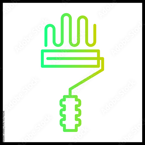Paint Roller icon design