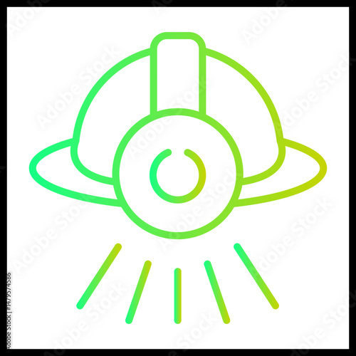 Hard Hat Light icon design