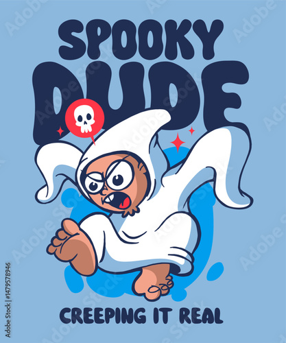 Creeping It Real Cartoon Design