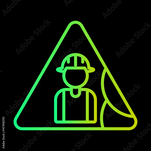 Construction Sign icon design