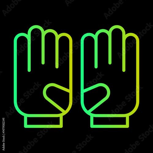 Safety Gloves icon design