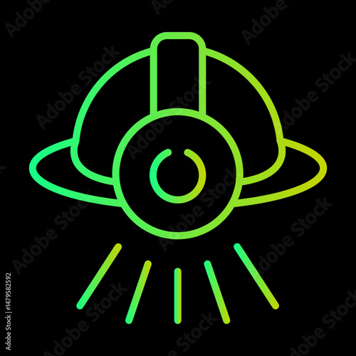 Hard Hat Light icon design