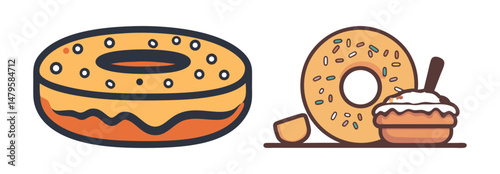 Bagels Cream Cheese Bakery Treats