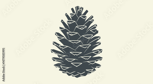 Geometric Pine Cone: Triangular Outline