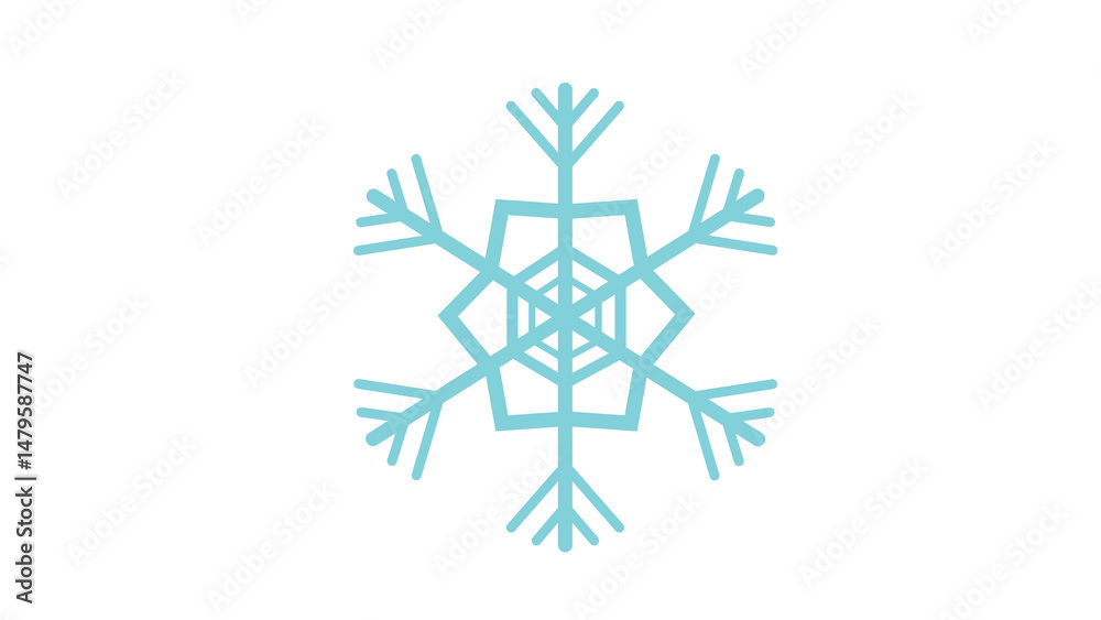 Elegant winter snowflake design perfect for holiday projects magical icy crystal Elegant winter snowflake design perfect for holiday projects magical icy crystal