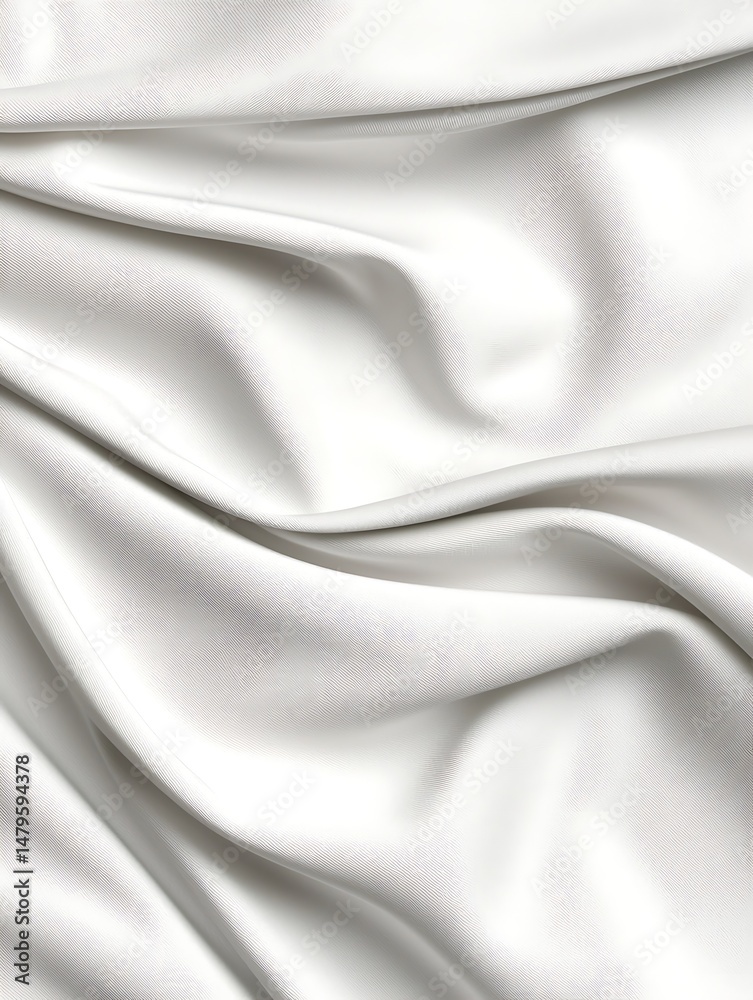 Obraz premium White Silk Fabric Texture