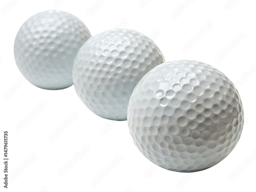 golf ball isolated on transparent background golf ball isolated on transparent background