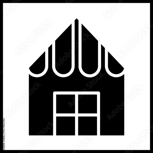 Roofing icon design