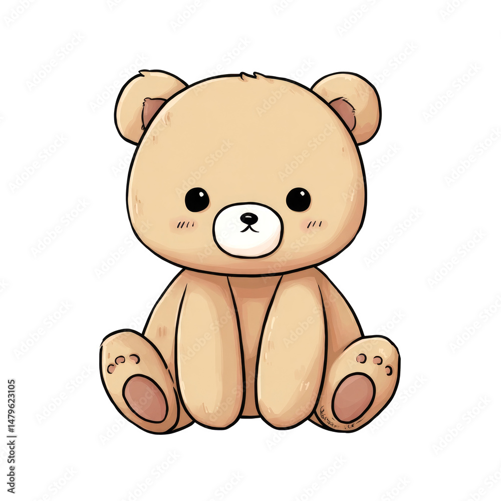 Fototapeta premium teddy bear cartoon