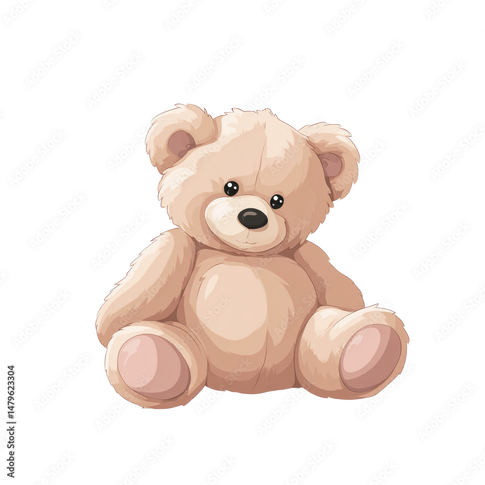 Obraz premium teddy bear isolated on white