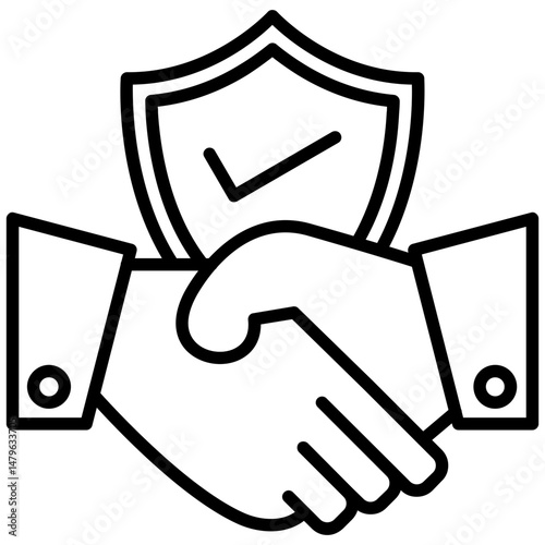 Trustworthy Icon Reliable and Honest Business Symbol