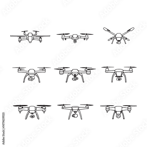 innovative agricultural drone used for crop monitoring