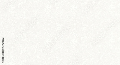 Ethereal tapestry of interconnected paisley  floral motifs in soft subtle ivory