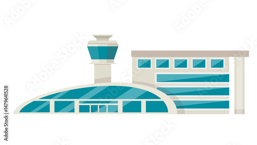 Wallpaper Mural Modern airport terminal design sleek architecture aviation travel hub Torontodigital.ca