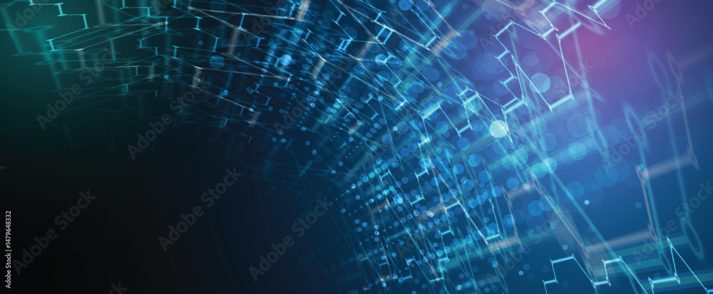 Futuristic abstract circuit technology concept background Futuristic abstract circuit technology concept background