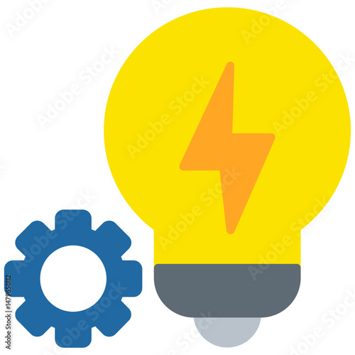 Innovation Icon Creative Business Solutions Symbol