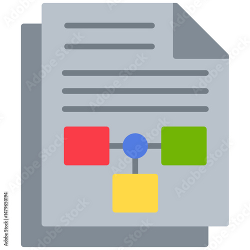 Strategic Planning Icon Business Roadmap Symbol