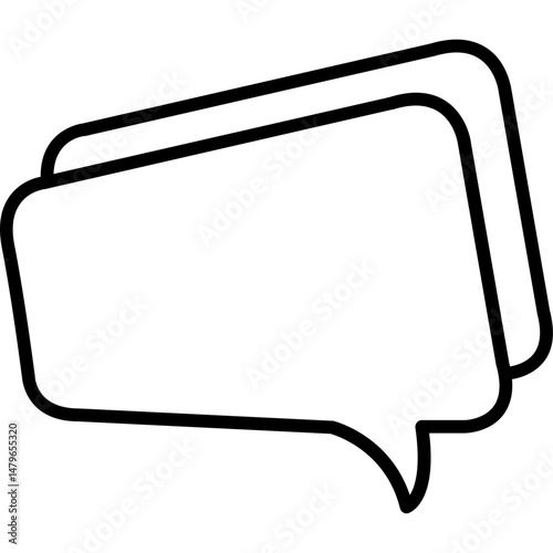 Speech Bubble Icon Chat and Communication Symbol