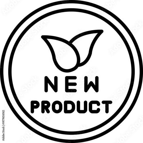 New Product Icon Latest Item Launch Symbol