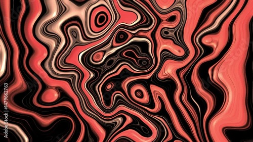 Liquid Fractual Motion Graphic Background 02