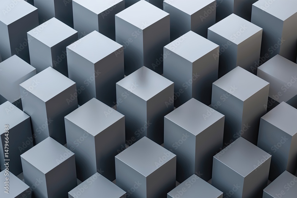 Gray Cube 3D Background for Professional Business Design Use Gray Cube 3D Background for Professional Business Design Use