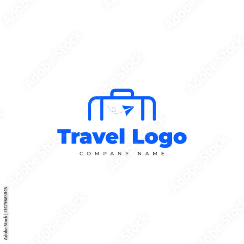 Minimalist Travel Logo with T P Letters